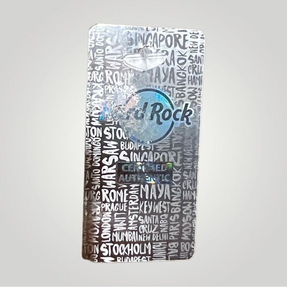 HARD Rock Couture Gold Framed Guitar Tee, New With Tags - Picture 4 of 4